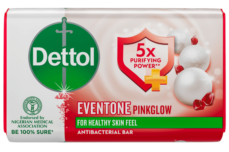 Dettol Eventone Pinkglow Anti-Bacterial Bar