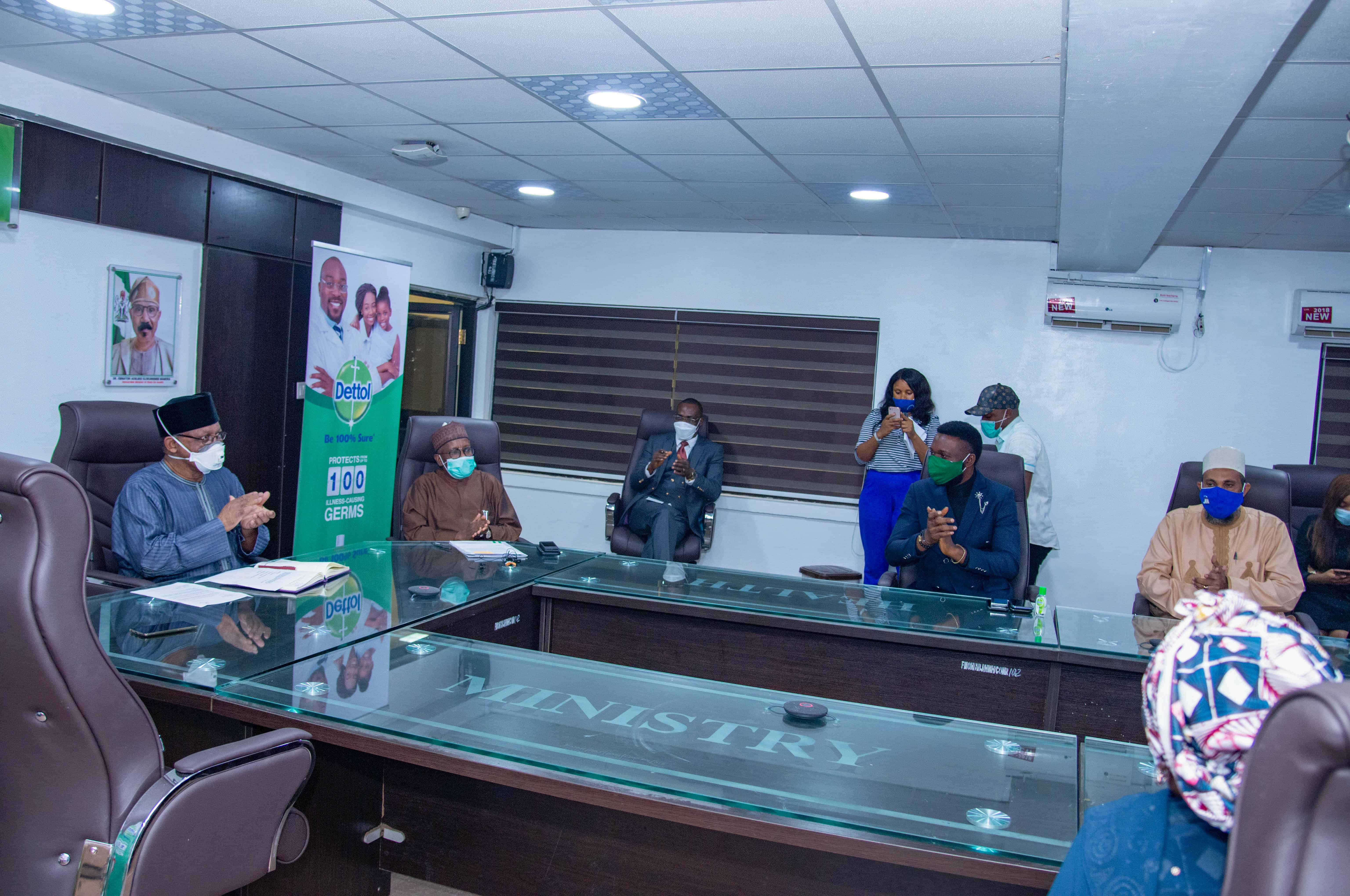 Dettol And Jik Donate Over 800,000 Units Of Hygiene Products To The Federal Ministry Of Health
